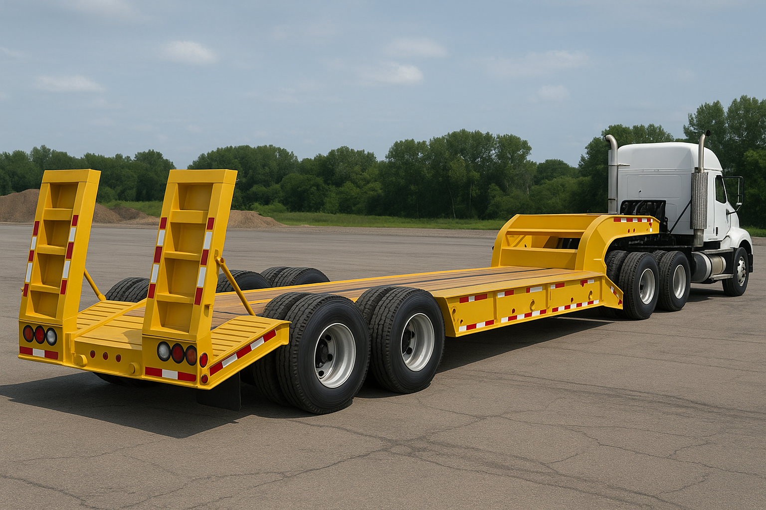 Remorque Porte-Engins 60 Tonnes